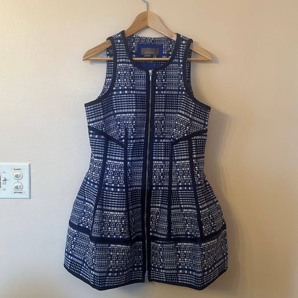 NWT!  Anthropologie sculpted mini dress with pockets